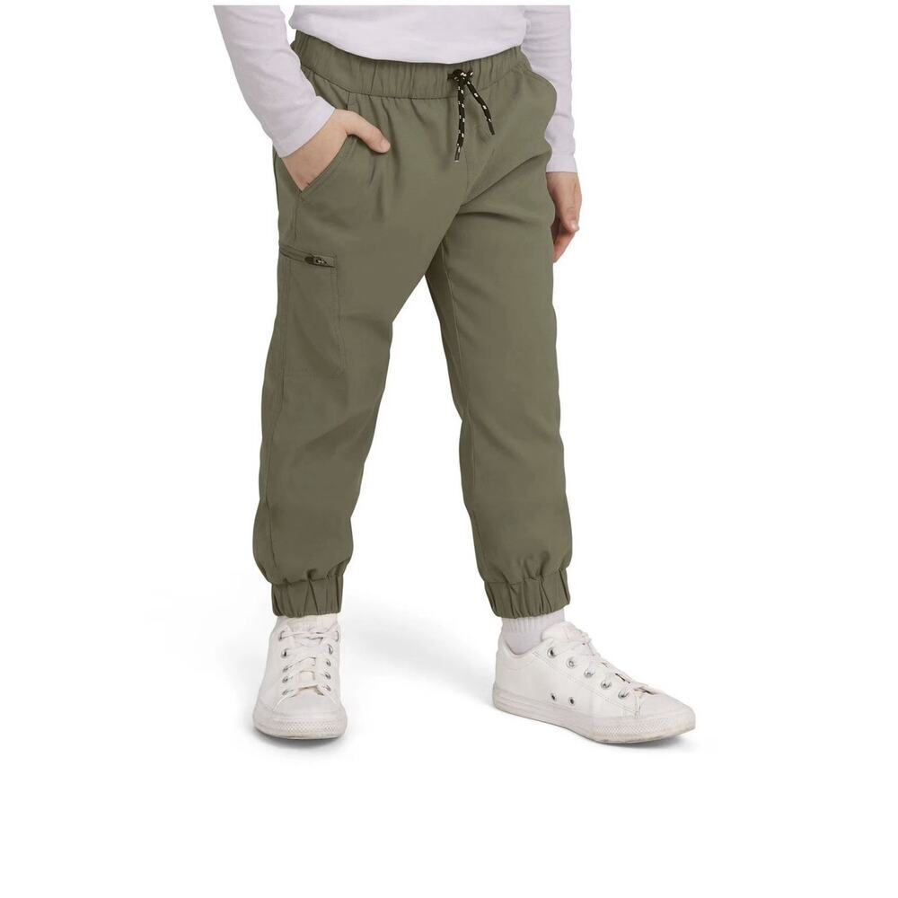 Eddie Bauer Boys Fleece Lined Joggers Green Colorway Size XL 14/16 Outdoor